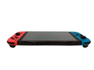 CONSOLA NINTENDO SWITCH OLED 64GB + JOYCONS + GRIP + BASE + CARGADOR + CAJA