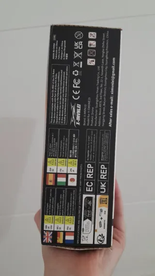 Dron X-IDRONE19 X-IMVNLEI Negro