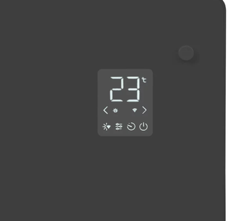 Termoconvettore Elettrico Grigio 2000W WiFi