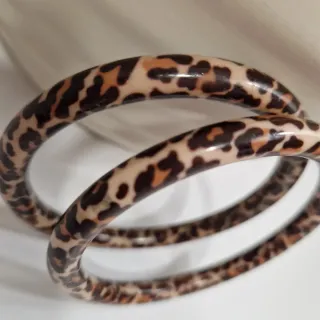 Pulseras Leopardo Beige y Marrón