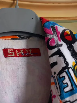 Giubbino graffiti maniche corte