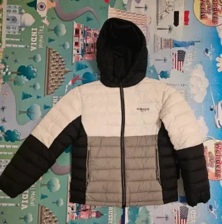 Chaqueta McKenzie Negra, Gris y Blanca