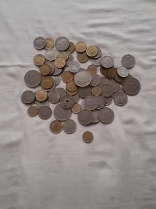 Lote 80 monedas España Siglo XX