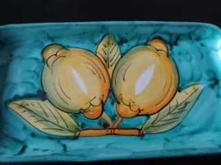 Vassoio D'Acunto Ceramica Limoni