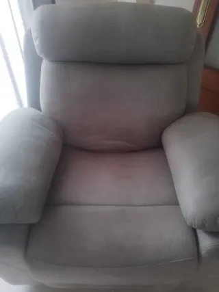 Sillón relax reclinable beige