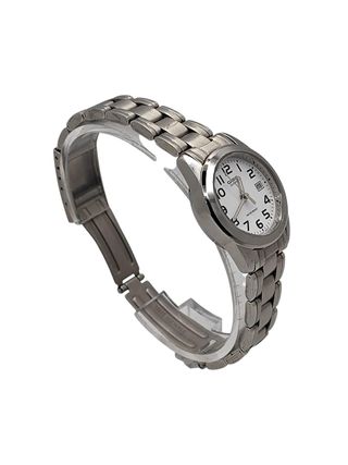 RELOJ CASIO LTP-1259P ACERO ESFERA BLANCA
