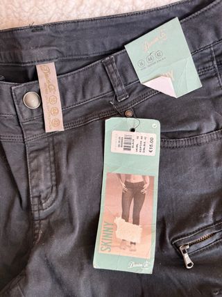 Pantalones Skinny Denim Co. Negro Talla 44