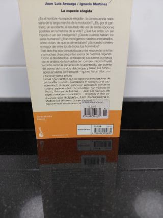 La especie elegida. Juan Luis Arsuaga