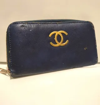 Regalo Cartera Billetera Chanel Azul