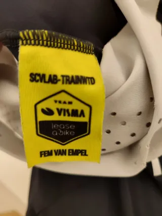 Pantaloncini salopette ciclismo donna Visma Lease