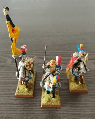 Caballeros de Reiksguard. Imperio. Warhammer.