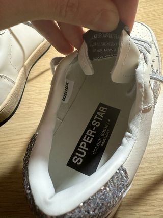 Golden Goose Sneakers Blancas y Plateadas