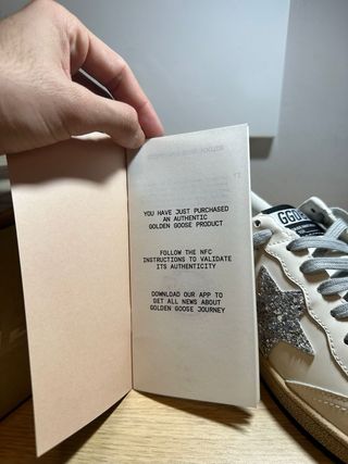 Golden Goose Sneakers Blancas y Plateadas