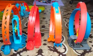 Gran lote Hot Wheels pistas + coches + lanzadores