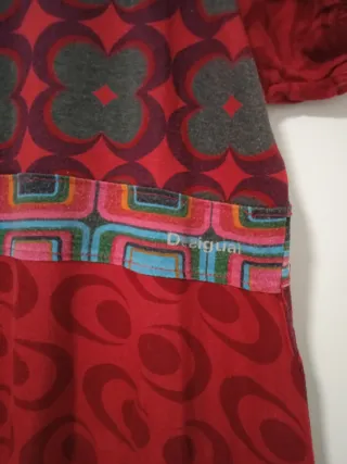 Vestido Algodón Multicolor Talla S