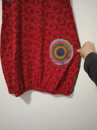 Vestido Algodón Multicolor Talla S