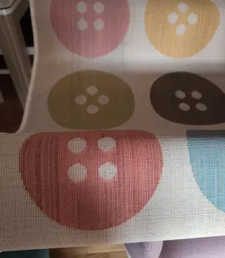 Alfombra Ikea Botones Grandes Multicolor