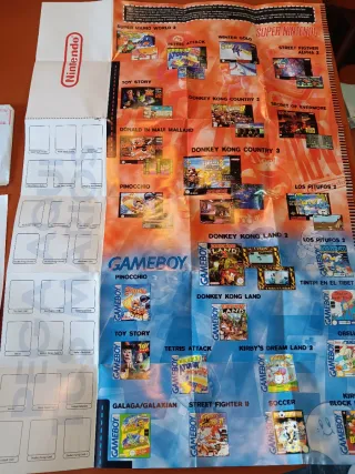 Carta y poster promocion club Nintendo.