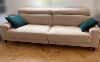 Sofá 4 plazas beige NUEVO