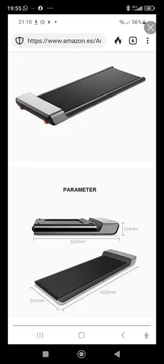 Xiaomi WalkingPad C1 cinta correr plegable