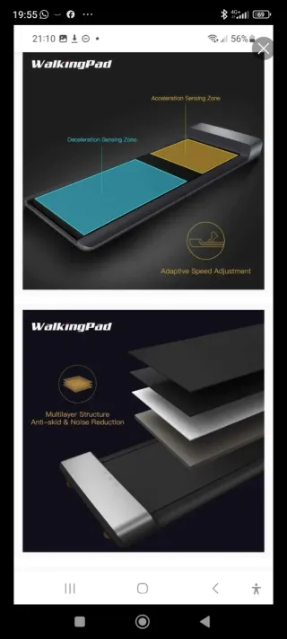 Xiaomi WalkingPad C1 cinta correr plegable