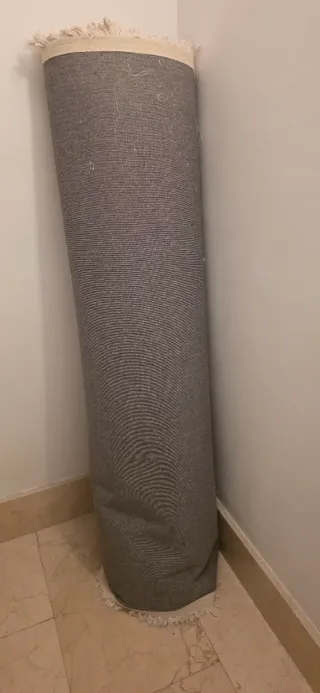 Alfombra HARVEY Shaggy Microfibra Blanca