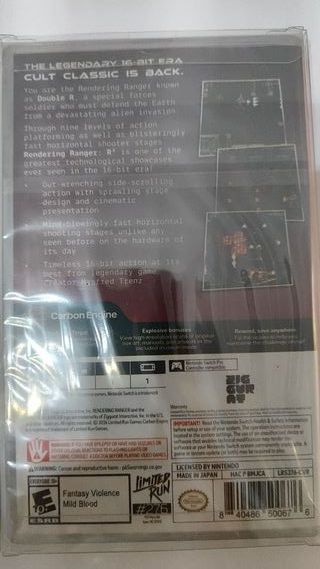 Rendering Ranger R2 Nintendo Switch LRG