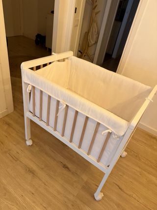 Minicuna madera Zara Home con colchon EcusKids