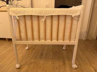 Minicuna madera Zara Home con colchon EcusKids