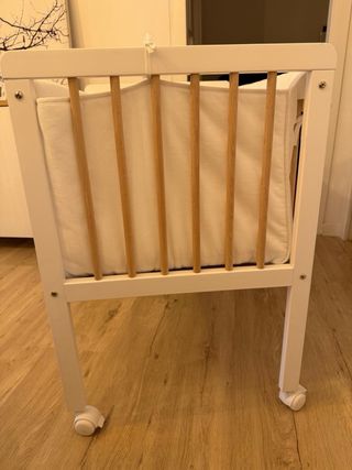 Minicuna madera Zara Home con colchon EcusKids