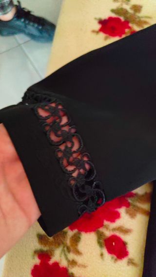 Spolverino donna nero taglia unica