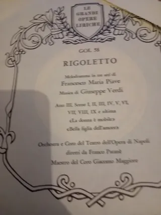 Vinili Rigoletto con libro