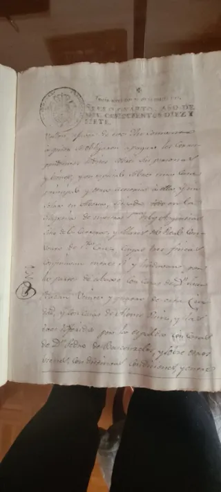 Escrituras de 1817