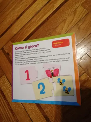 Numeri allegrotti Carotina Lisciani 3-6 anni