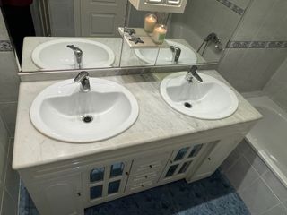 Mueble de baño doble seno