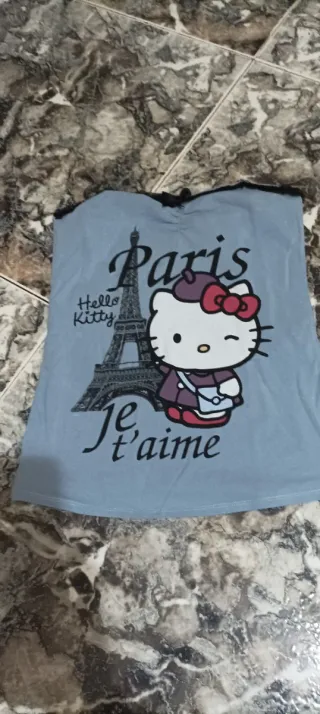 Pijama Hello Kitty Paris Azul de Women'secret