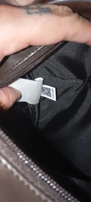 Bolso Adidas Marrón y Blanco