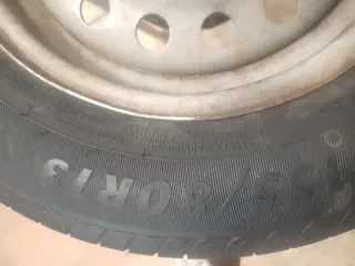 Llanta y neumático de remolque 155/80 R13