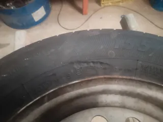 Llanta y neumático de remolque 155/80 R13