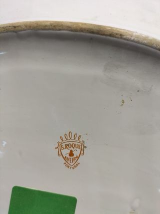 Travessa faiança antiga São Roque Aveiro