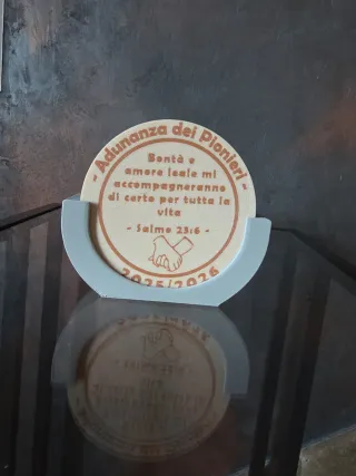 Sottobicchieri stampa 3d per Jw