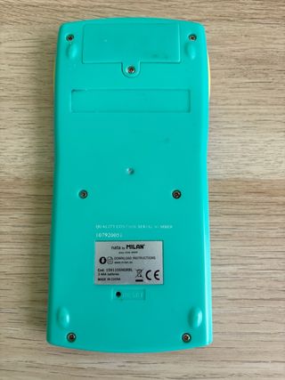 Calculadora Milan M240 Morado/Verde