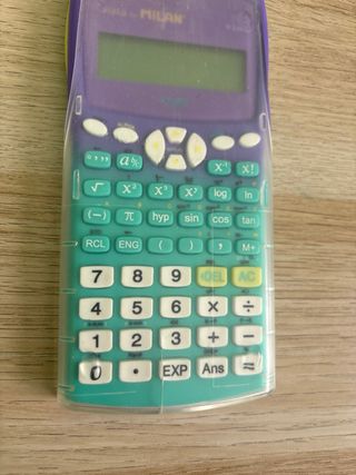 Calculadora Milan M240 Morado/Verde