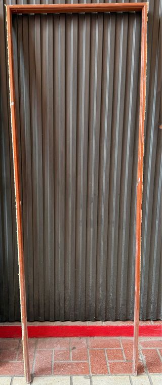 Puerta Sapelly con Cristales.