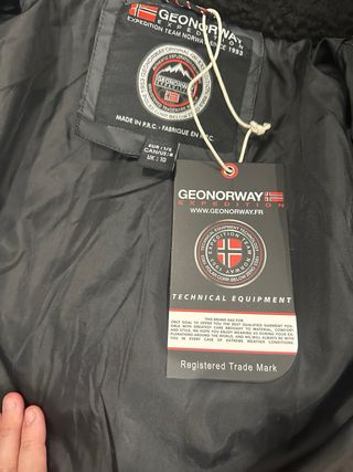 Parka Geographical Norway Negra Talla S