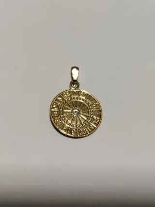 Colgante Oro 18k Ruleta