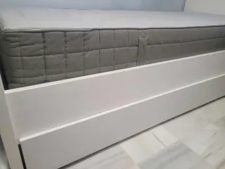 Cama 90x200 con cajón y colchón