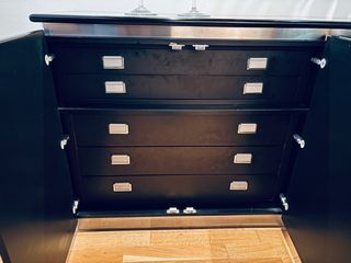 Precioso mueble aparador comedor negro!!