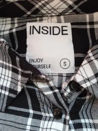 Camisa cuadros Inside Talla S