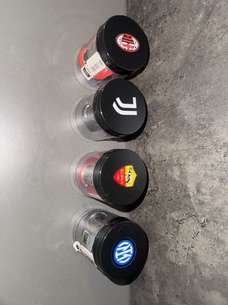 Set 4 Orologi Calcio AC Milan Juventus Roma Inter